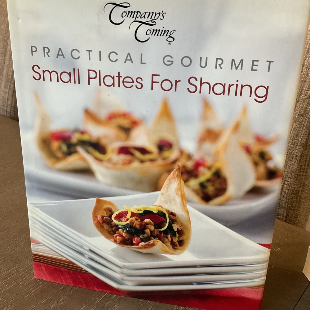 COMPANYS COMING Gourmet Small  Plates for sharing Cookbook.